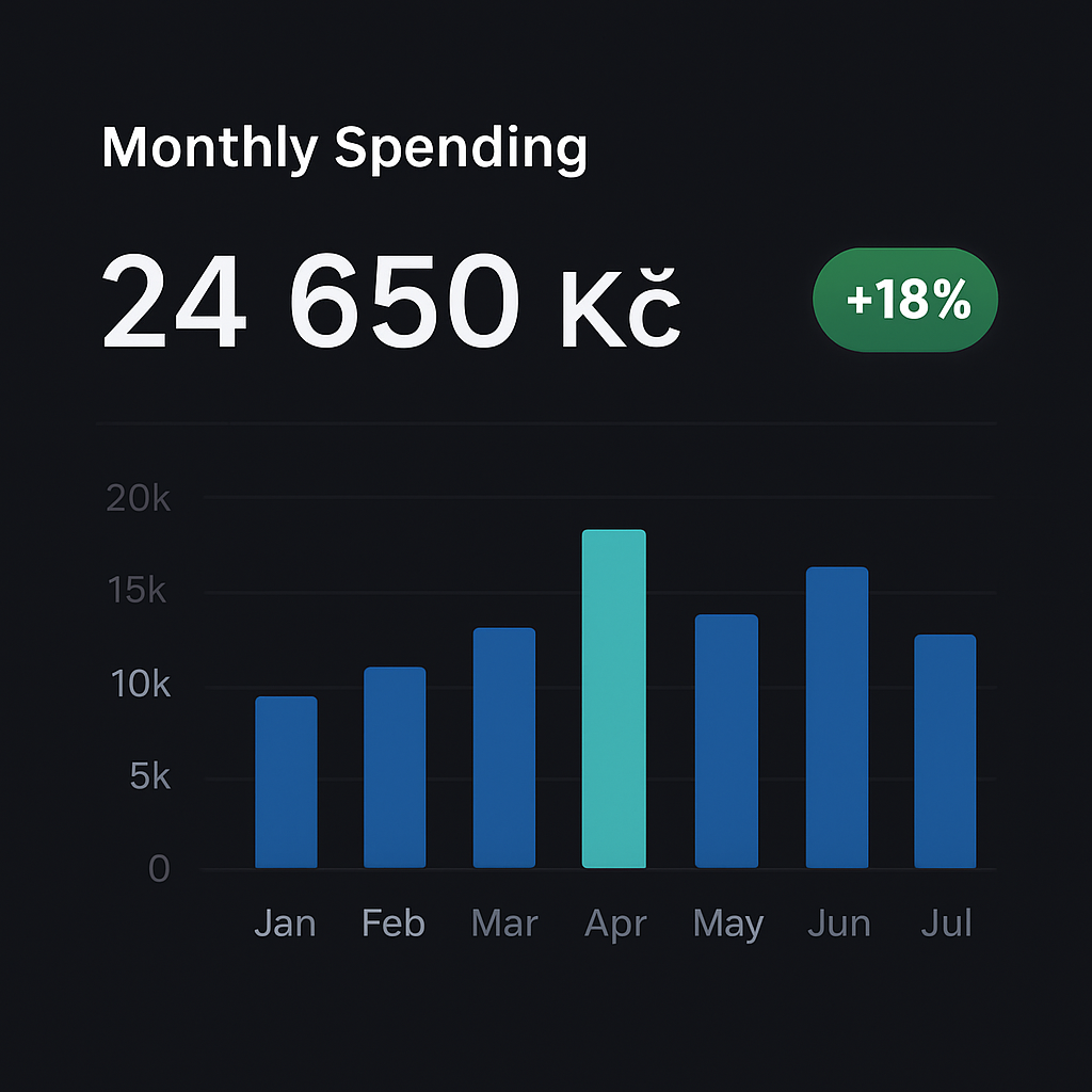 Goora pro firmy – analytika výdajů